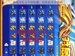 神域大乱斗升级秘籍：经验副本全攻略