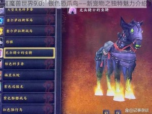 《魔兽世界9.0：银色恐爪鸟——新宠物之独特魅力介绍》