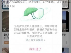 adc 十八岁年龄认证，精准识别，安全可靠，守护未成年人健康上网