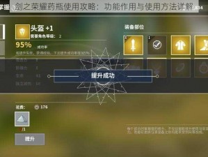 剑之荣耀药瓶使用攻略：功能作用与使用方法详解