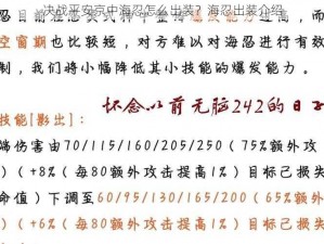 决战平安京中海忍怎么出装？海忍出装介绍