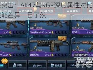 全民突击：AK47与RGP深度属性对比解析，性能差异一目了然