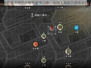 幸存者危城材料稀有度查询表：实用工具助力游戏生存