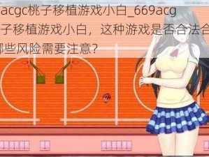 669acgc桃子移植游戏小白_669acgc 桃子移植游戏小白，这种游戏是否合法合规？有哪些风险需要注意？