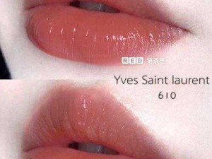 YSL 蜜桃色 NEO 水光唇釉，打造自然清新的甜美妆容