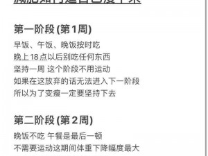 我的漂亮的小瘦子 3：为什么我总是瘦不下来？如何才能健康地减肥？