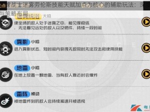 以王牌战士迷雾劳伦斯技能天赋加点为核心的辅助玩法：深度解析与策略布局