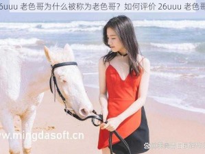 26uuu 老色哥为什么被称为老色哥？如何评价 26uuu 老色哥？