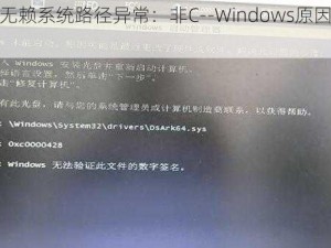 《热血无赖系统路径异常：非C--Windows原因及解决指南》