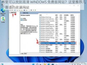 哪里可以找到高清 WINDOWS 免费版网站？这里推荐几个靠谱的资源网站