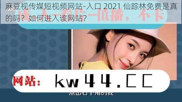 麻豆视传媒短视频网站-入口 2021 仙踪林免费是真的吗？如何进入该网站？