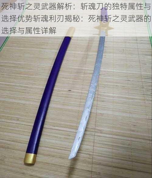 死神斩之灵武器解析：斩魂刀的独特属性与选择优势斩魂利刃揭秘：死神斩之灵武器的选择与属性详解