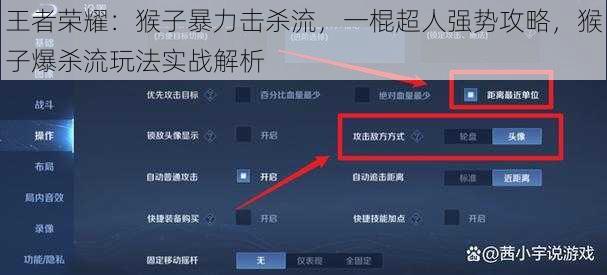 王者荣耀：猴子暴力击杀流，一棍超人强势攻略，猴子爆杀流玩法实战解析