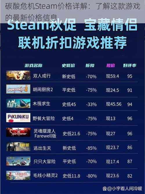 碳酸危机Steam价格详解：了解这款游戏的最新价格信息