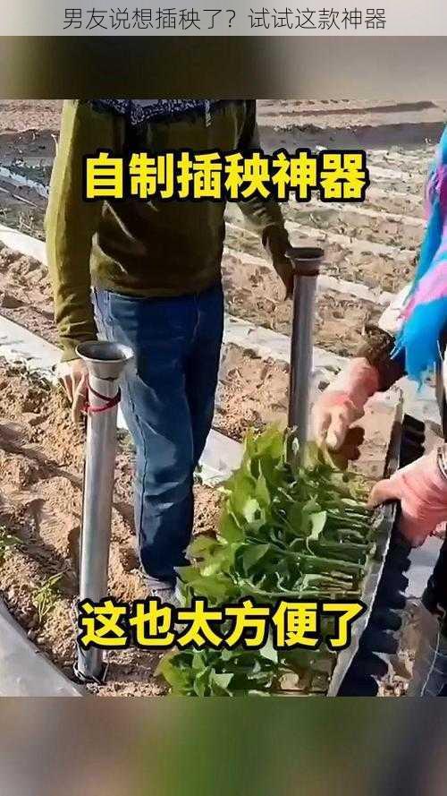 男友说想插秧了？试试这款神器