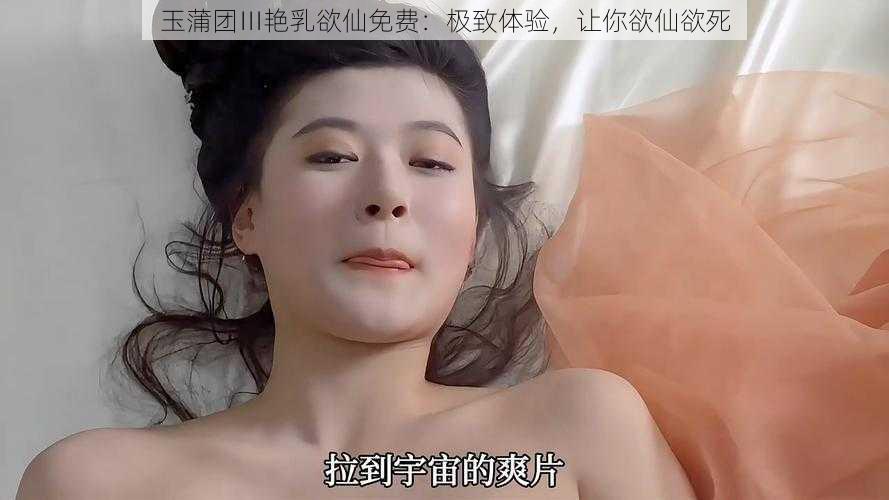 玉蒲团Ⅲ艳乳欲仙免费：极致体验，让你欲仙欲死