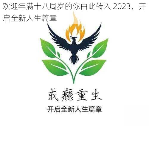 欢迎年满十八周岁的你由此转入 2023，开启全新人生篇章