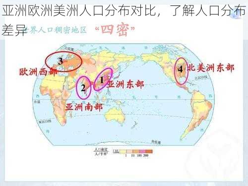 亚洲欧洲美洲人口分布对比，了解人口分布差异