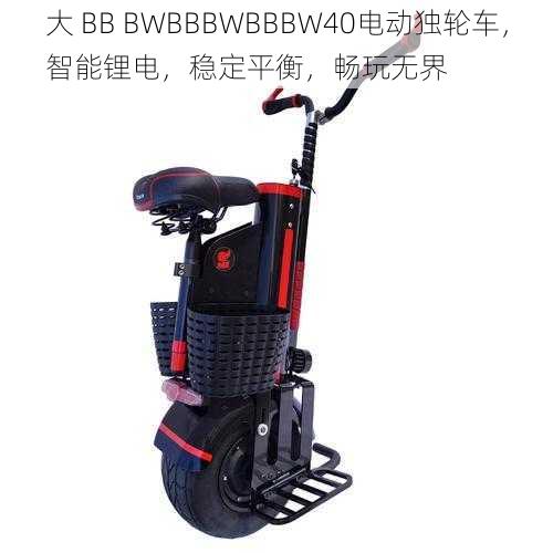 大 BB BWBBBWBBBW40电动独轮车，智能锂电，稳定平衡，畅玩无界