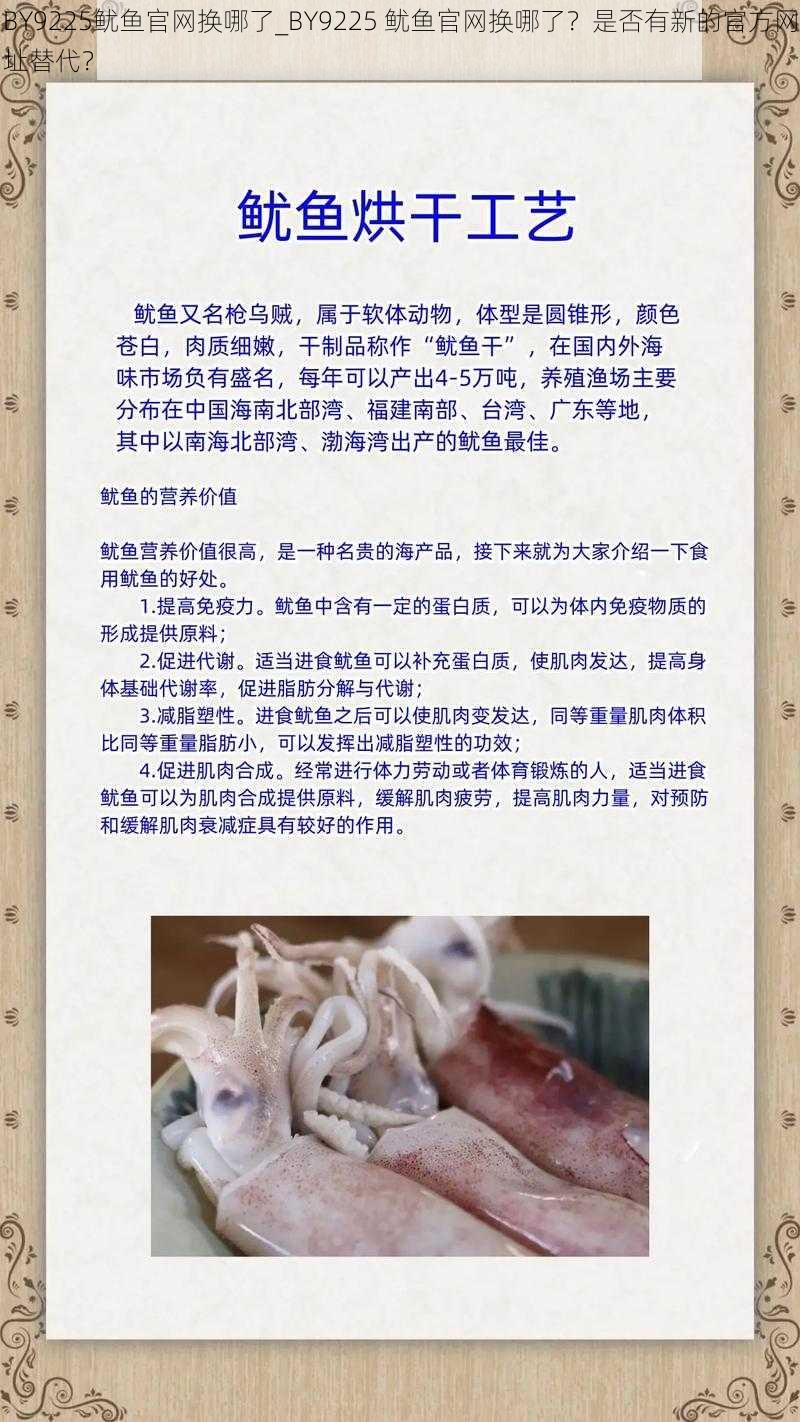 BY9225鱿鱼官网换哪了_BY9225 鱿鱼官网换哪了？是否有新的官方网址替代？