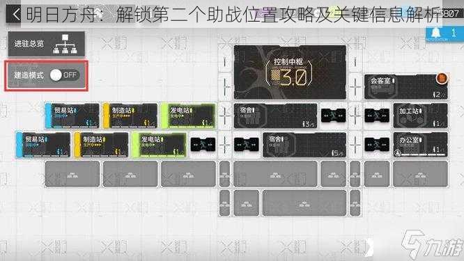 明日方舟：解锁第二个助战位置攻略及关键信息解析