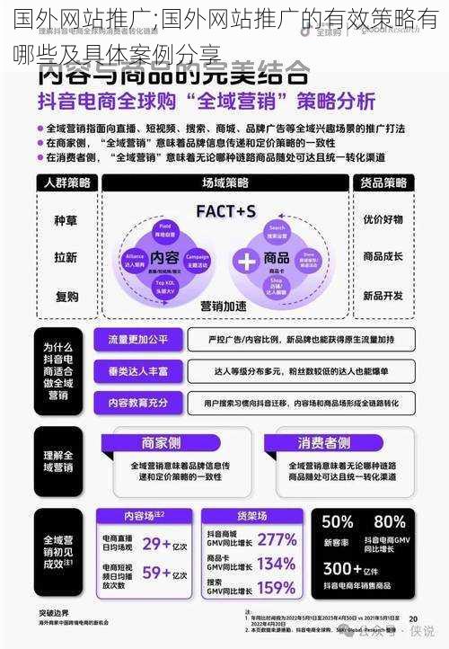 国外网站推广;国外网站推广的有效策略有哪些及具体案例分享