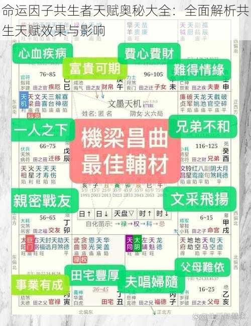 命运因子共生者天赋奥秘大全：全面解析共生天赋效果与影响