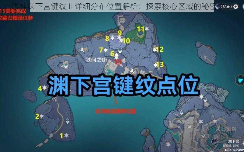 原神渊下宫键纹Ⅱ详细分布位置解析：探索核心区域的秘密之旅