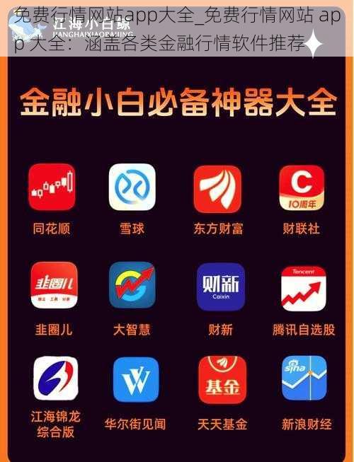 免费行情网站app大全_免费行情网站 app 大全：涵盖各类金融行情软件推荐