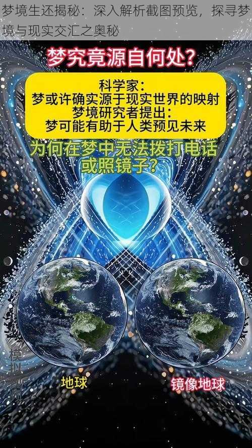 梦境生还揭秘：深入解析截图预览，探寻梦境与现实交汇之奥秘