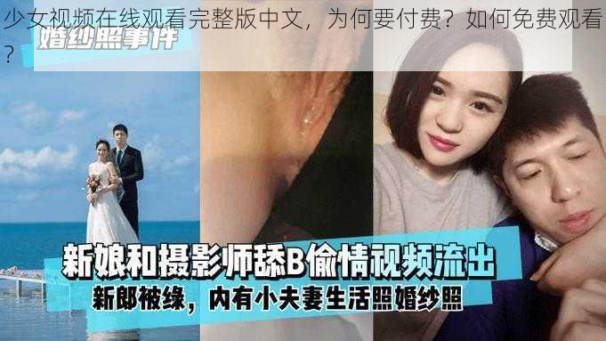 少女视频在线观看完整版中文，为何要付费？如何免费观看？