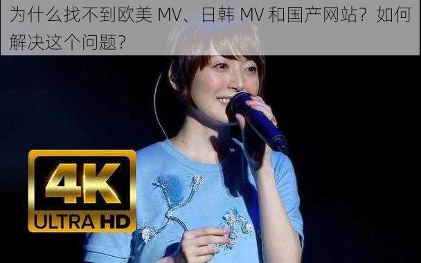 为什么找不到欧美 MV、日韩 MV 和国产网站？如何解决这个问题？