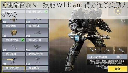 《使命召唤 9：技能 WildCard 得分连杀奖励大揭秘》