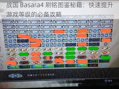 战国 Basara4 刷铭图鉴秘籍：快速提升游戏等级的必备攻略