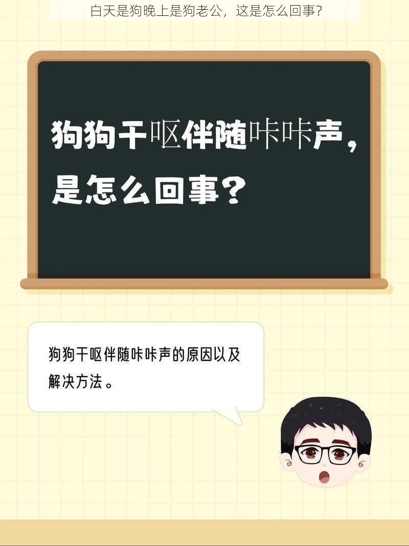 白天是狗晚上是狗老公，这是怎么回事？