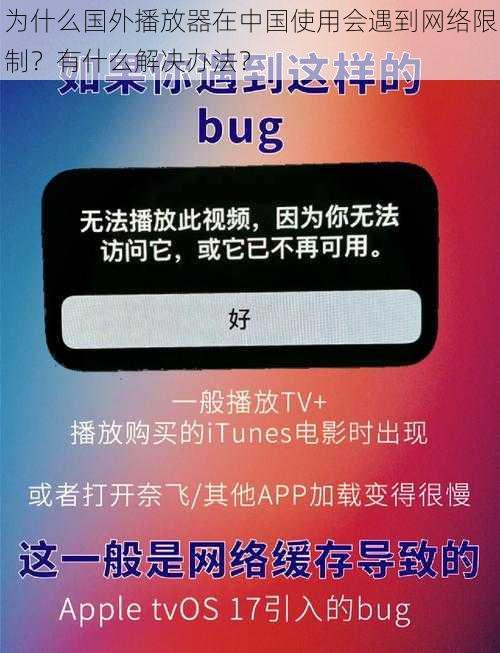 为什么国外播放器在中国使用会遇到网络限制？有什么解决办法？