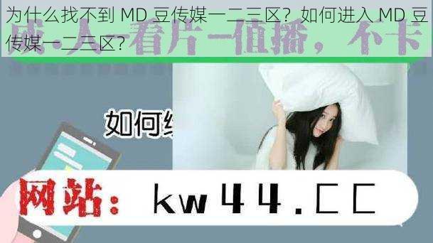 为什么找不到 MD 豆传媒一二三区？如何进入 MD 豆传媒一二三区？