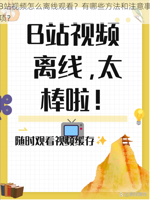 B站视频怎么离线观看？有哪些方法和注意事项？