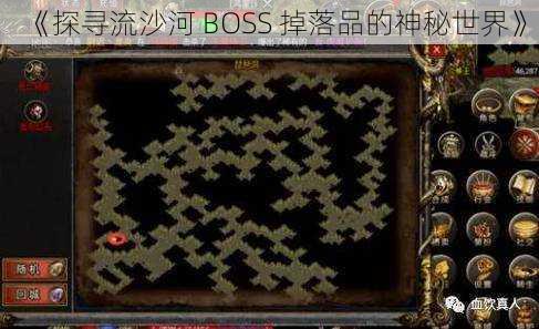 《探寻流沙河 BOSS 掉落品的神秘世界》