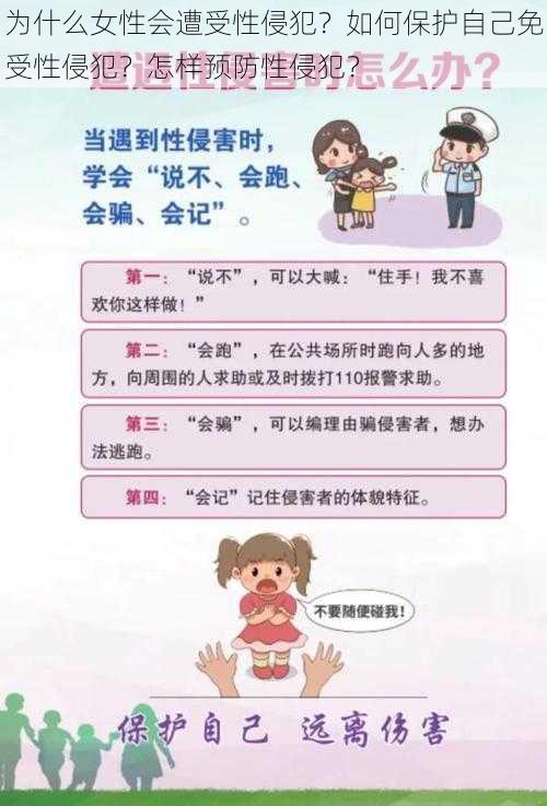 为什么女性会遭受性侵犯？如何保护自己免受性侵犯？怎样预防性侵犯？