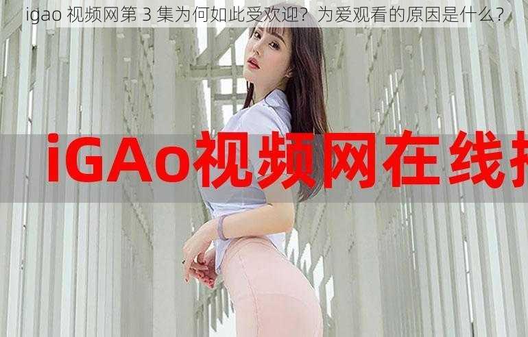 igao 视频网第 3 集为何如此受欢迎？为爱观看的原因是什么？