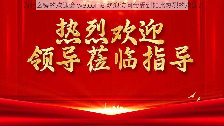 为什么镜的欢迎会 welcome 欢迎访问会受到如此热烈的欢迎？