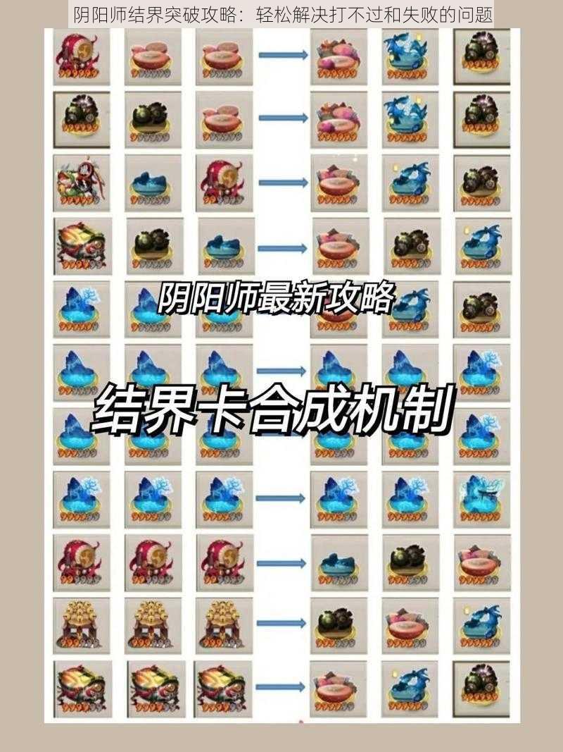 阴阳师结界突破攻略：轻松解决打不过和失败的问题