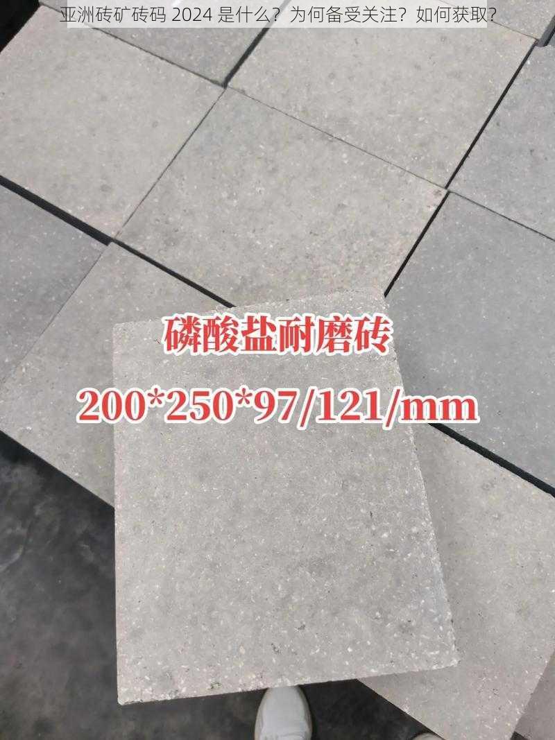 亚洲砖矿砖码 2024 是什么？为何备受关注？如何获取？