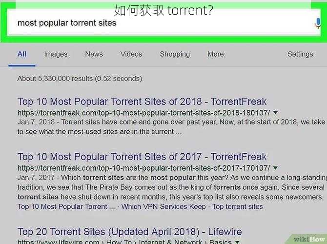 如何获取 torrent？