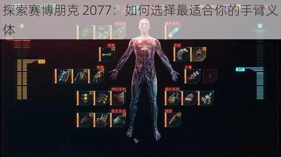 探索赛博朋克 2077：如何选择最适合你的手臂义体